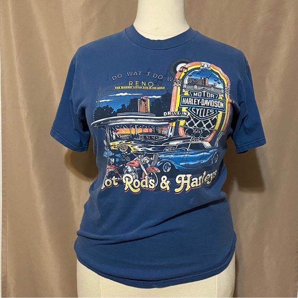 Harley-Davidson Tops - Harley-Davidson Large Blue Tee